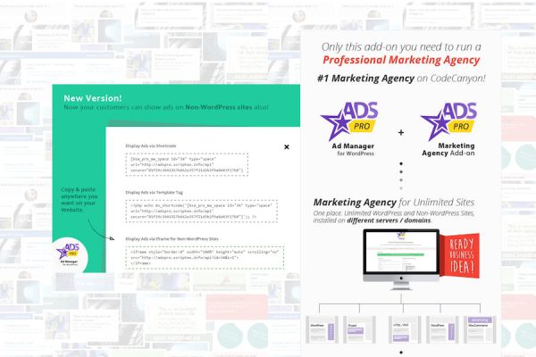 WordPress Marketing Agency - Ads Pro MA add-on WordPress Eklentisi