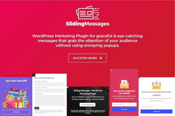 WordPress Marketing Plugin – Sliding Messages WordPress Eklentisi