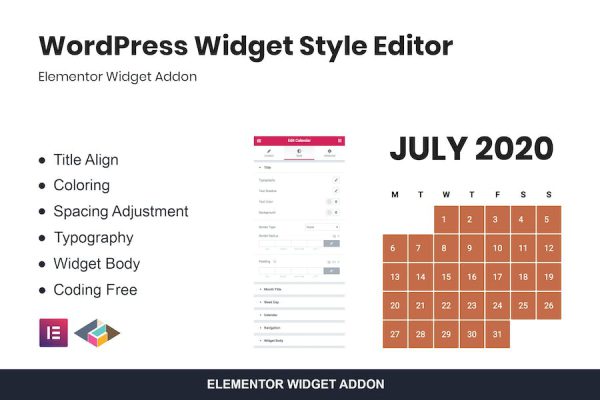 WordPress Widget Style Editor Elementor Addon WordPress Eklentisi