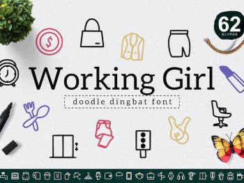 Working Girl Dingbat Yazı Tipi