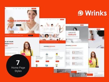 Wrinks - Multipages Business HTML5 Template Yazı Tipi