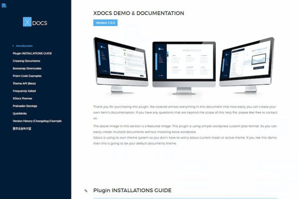 X Docs Wordpress Product Documentation Creator WordPress Eklentisi