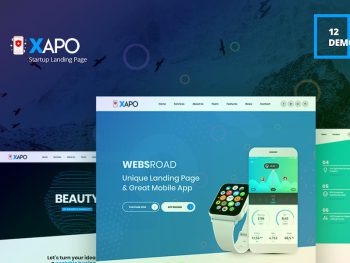 Xapo - Responsive Landing Page Template Yazı Tipi