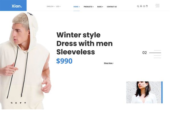 Xian - Fashion WooCommerce Theme WordPress Teması