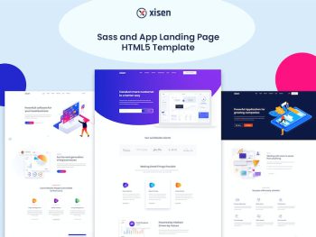 Xisen - Creative HTML5 Template for Saas