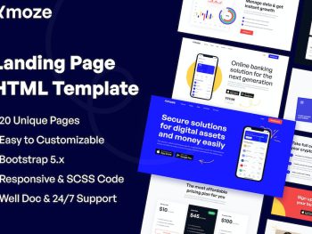 Xmoze - HTML Landing Page Template Yazı Tipi