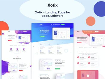 Xotix - Software & Saas Landing Page Template Yazı Tipi