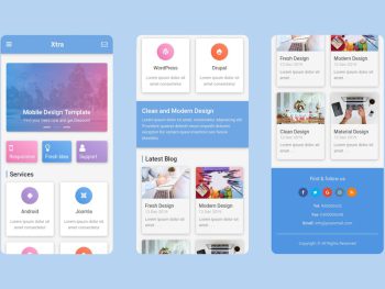 Xtra | Mobile Template Yazı Tipi