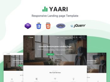 Yaari - Responsive Landing page Template Yazı Tipi