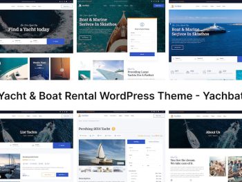 Yacht & Boat Rental - Yachbat WordPress Teması