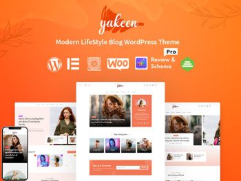 Yakeen - Lifestyle Blog WordPress Teması