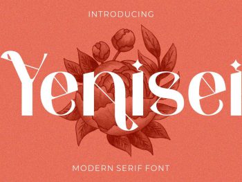 Yenisei - Modern Serif Font Yazı Tipi