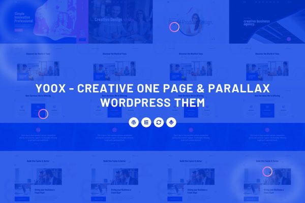 Yoox - Creative One Page & Parallax  Them WordPress Teması