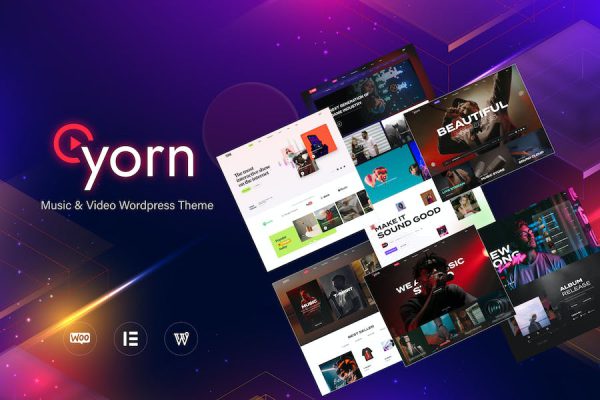 Yorn - Music & Video WordPress Teması