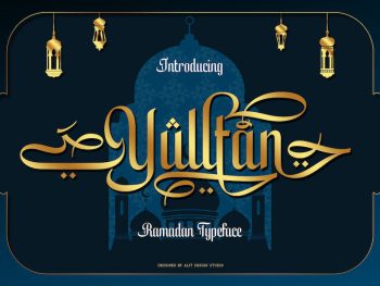 Yulltan Ramadan Typeface Yazı Tipi