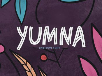 Yumna | Cartoon font Yazı Tipi