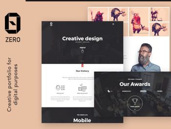 ZER0 - HTML5 Digital Creative Agency Template Yazı Tipi