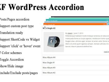 ZF WordPress Accordion WordPress Eklentisi