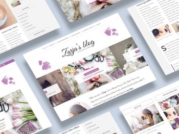 Zarja -  Blog Theme WordPress Teması