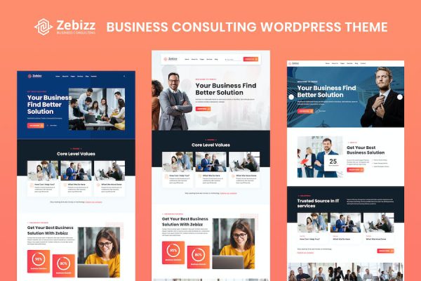 Zebizz - Business Consulting WordPress Teması