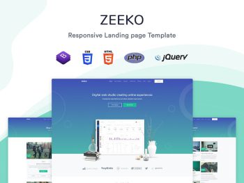 Zeeko - Landing Page Template Yazı Tipi