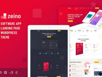 Zeino - App Landing WordPress Teması