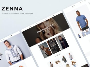 Zenna | Minimal E-commerce HTML Template Yazı Tipi