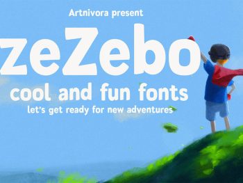Zezebo - Fun Display Font Yazı Tipi