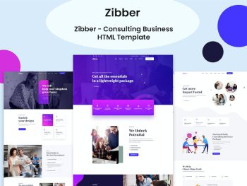 Zibber - Business Consulting HTML5 Template Yazı Tipi