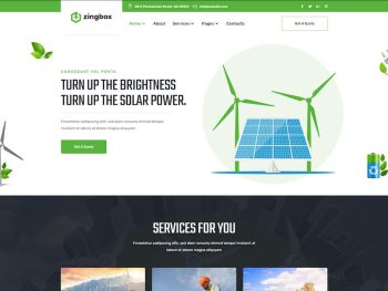 Zingbox – Wind & Solar Energy HTML Template Yazı Tipi