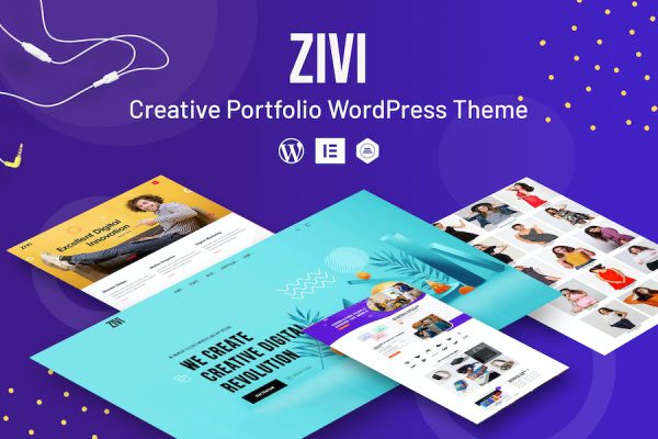 Zivi - Creative Portfolio WordPress Teması