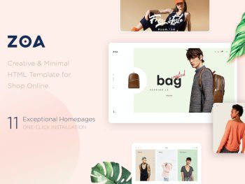 Zoa - Minimalist HTML Template Yazı Tipi