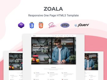 Zoala - One Page HTML5 Template Yazı Tipi