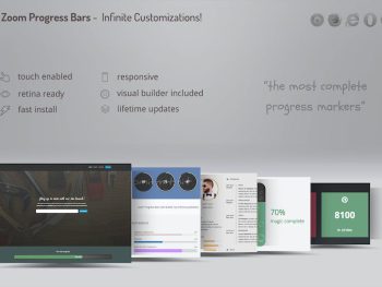 Zoom Progress Bars with Builder WP Plugin WordPress Eklentisi