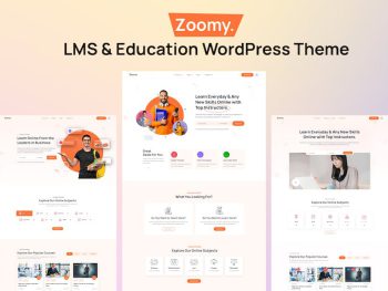 Zoomy - LMS & Education WordPress Teması