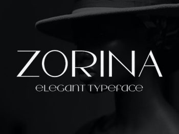 Zorina - Elegant Fashion Typeface Yazı Tipi