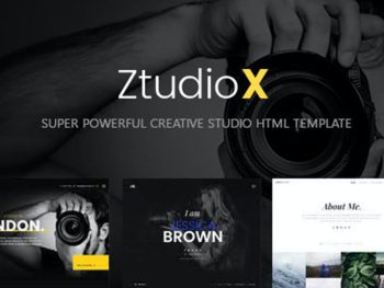 Ztudio X - Creative Studio Photography HTML Templa Yazı Tipi