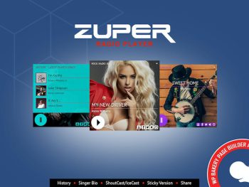 Zuper - Radio Player for WPBakery Page Builder WordPress Eklentisi