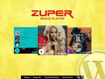 Zuper - Shoutcast and Icecast Radio Player WordPress Eklentisi