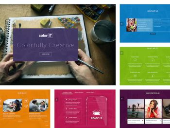 coloriT - Colorful Single Page HTML Template Yazı Tipi