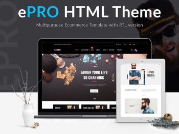 ePro - Multipurpose Ecommerce HTML Theme with RTL Yazı Tipi