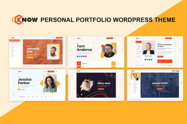 iKnow - Personal Portfolio WordPress Teması