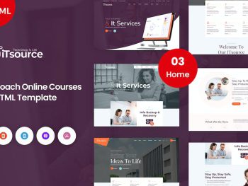 iTsource - IT Solutions & Services HTML Template Yazı Tipi