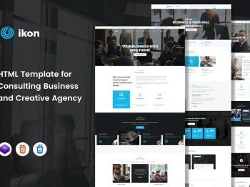 ikon - Consulting Business HTML Template Yazı Tipi