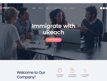 uReach - Immigration & Relocation Law Consulting WordPress Teması